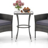 Tangkula 3Piece Patio Furniture Set