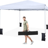 Tangkula 10 x 10 Feet Pop up Canopy Tent with Carrying Bag and 4 Sandbags