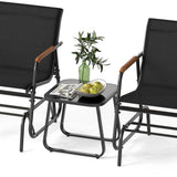 Tangkula 3 Piece Patio Bistro Set