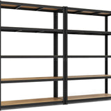 Tangkula 5-Tier Heavy Duty Metal Shelving with 2000 LBS Load, 35" / 47" Wide