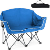 Tangkula 2 Person Camping Chair with Padded Seat