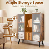 Tangkula 8-Cube Bookcase