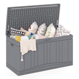 Tangkula 80 Gallon Outdoor Storage Box