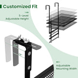 Tangkula Balcony Railing Table