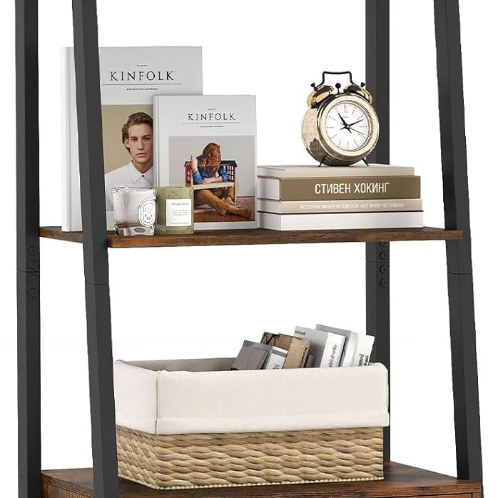 Tangkula 52.5" Tall Freestanding Bookcase with Sturdy Metal Frame