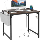 Tangkula Conference Table Set of 1/2/4/6, Modern Boardroom Desk with Storage Bag, Headphone Hook