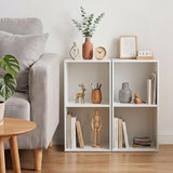 Tangkula 2-Cube Bookcase, Floor Bookshelf with Cubes