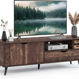Tangkula Industrial TV Stand for TVs up to 65 Inches