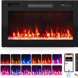 Tangkula Smart Electric Fireplace