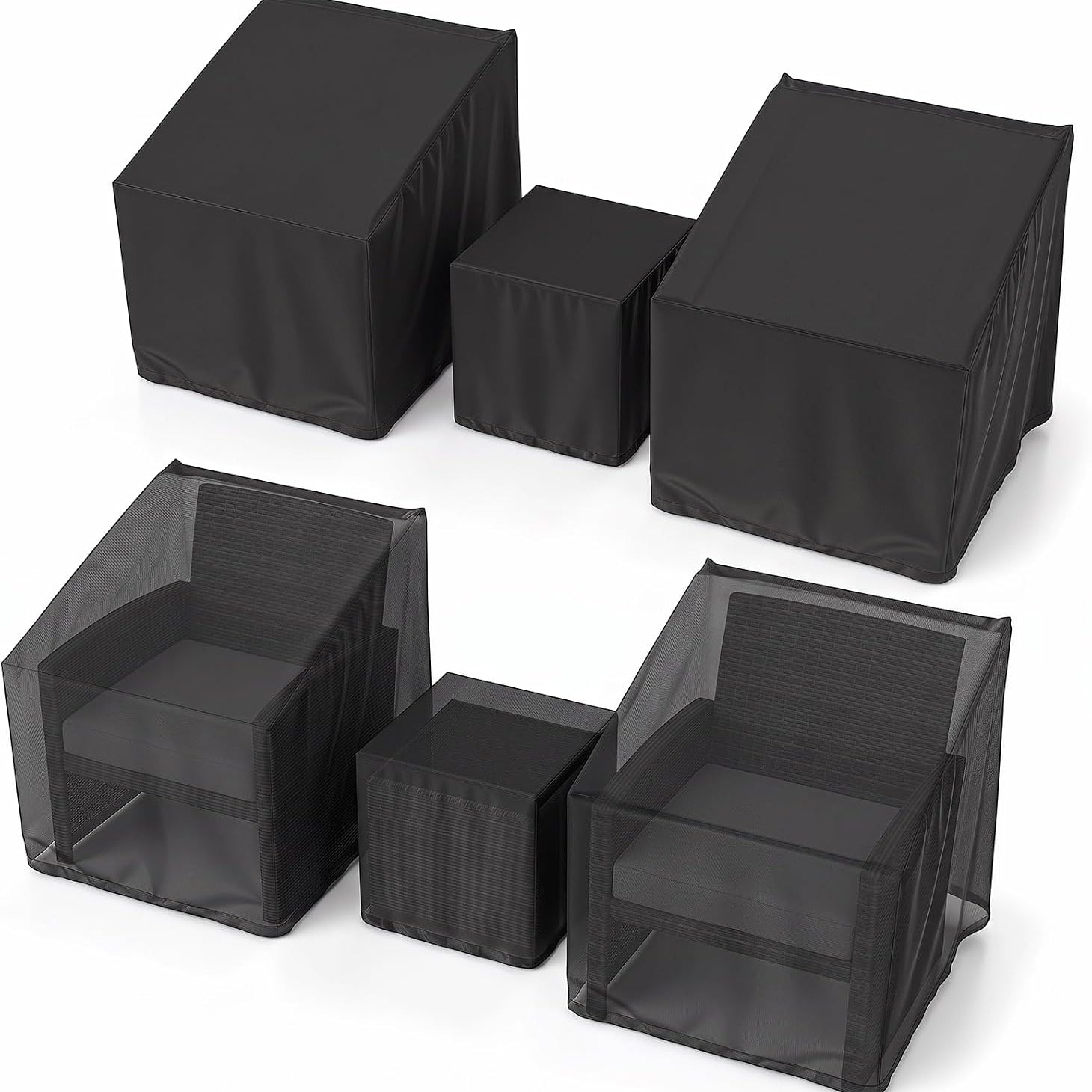 Tangkula Patio Furniture Covers 3 Piece Set
