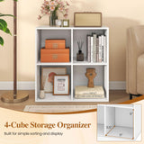 Tangkula 3/4/6/9-Cube Bookcase with Anti-Toppling Device (1/2)