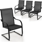 2 Pieces Outdoor Dining Chairs - Tangkula