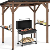 Tangkula 8.6 FT x 5 FT Grill Gazebo