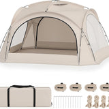 Tangkula 13.3 ft x 13.3 ft Beach Tent for 12-15 People