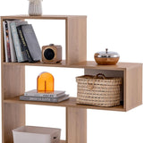 Tangkula 6 Cubes Bookcase, 2-Piece Separable Floor Standing Open Horizontal Bookshelf