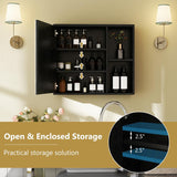 Tangkula Bathroom Medicine Cabinet with Single Mirror Door