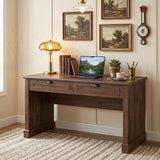 Tangkula 48” Computer Desk with 2 Drawers, Farmhouse Executive Desk