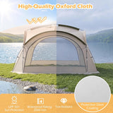 Tangkula 13.3 ft x 13.3 ft Beach Tent for 12-15 People