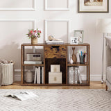 Tangkula 5-Cube Bookcase with Storage Drawer