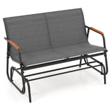 Tangkula 2/3-Person Outdoor Glider Bench