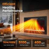 Tangkula Smart Electric Fireplace
