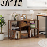 Tangkula 5-Cube Bookcase with Storage Drawer