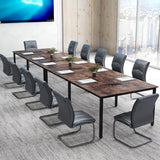 Tangkula 95" x 48" Rectangle Office Computer Desk with Heavy-Duty Metal Frame