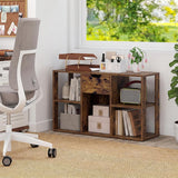 Tangkula 5-Cube Bookcase with Storage Drawer