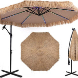 Tangkula 10 FT Tiki Patio Umbrella with two options available