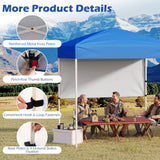 Tangkula 6x4 Ft Pop Up Canopy UPF 50+ Instant Setup Tent