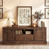 Tangkula Retro Farmhouse TV Stand for 70" TVs
