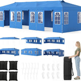 Tangkula 10x30 FT Pop Up Canopy with Center Lock
