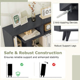 Tangkula  3 Tier Modern Freestanding Open Bookcase