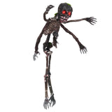 Animated Halloween Decoration, 6Ft Sound-Activated Moving Skeleton