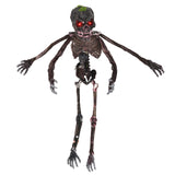 Animated Halloween Decoration, 6Ft Sound-Activated Moving Skeleton