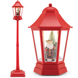 5.3 Ft Musical Christmas Street Lamp, 2-in-1 Lamp Post & Tabletop Lantern