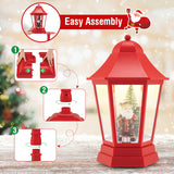5.3 Ft Musical Christmas Street Lamp, 2-in-1 Lamp Post & Tabletop Lantern