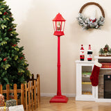 5.3 Ft Musical Christmas Street Lamp, 2-in-1 Lamp Post & Tabletop Lantern