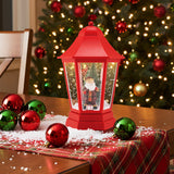 5.3 Ft Musical Christmas Street Lamp, 2-in-1 Lamp Post & Tabletop Lantern