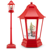5.3 Ft Musical Christmas Street Lamp, 2-in-1 Lamp Post & Tabletop Lantern
