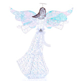 Iridescent Christmas Angel Decoration w/ 230 Cold White LEDs