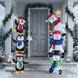 6 ft Pre-lit Penguin Christmas Yard Decoration