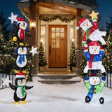 6 ft Pre-lit Penguin Christmas Yard Decoration