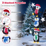 6 ft Pre-lit Penguin Christmas Yard Decoration