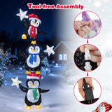 6 ft Pre-lit Penguin Christmas Yard Decoration