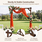 Square Wedding Arch for Wedding, Birthday Party, Ceremony
