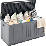 Tangkula 80 Gallon Outdoor Storage Box