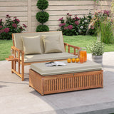 Tangkula Outdoor Wood Daybed