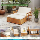 Tangkula Outdoor Wood Daybed