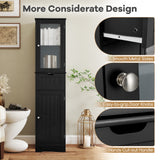 Tangkula 67" Tall Bathroom Cabinet, Narrow Storage Organizer